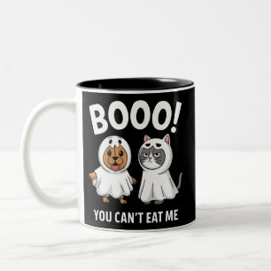 Caneca De Café Em Dois Tons Boo Você Não Pode Me Comer Cães E Gatos Funny Hall