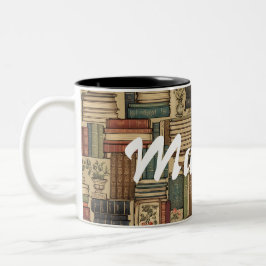 Caneca De Café Em Dois Tons Book Lover