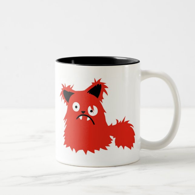 Caneca De Café Em Dois Tons Boris o gato (Direita)