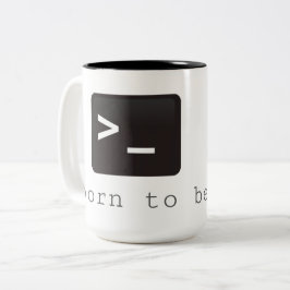 Caneca De Café Em Dois Tons born to be root