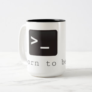 Caneca De Café Em Dois Tons born to be root