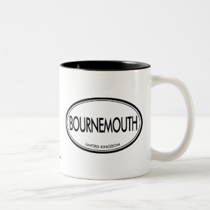 Caneca De Café Em Dois Tons Bornemouth, Reino Unido
