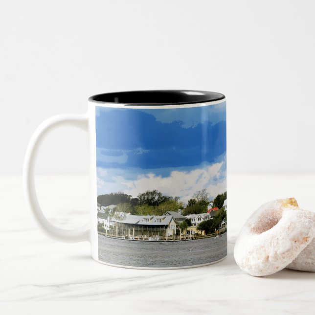 Caneca De Café Em Dois Tons Boro Mug (Com Donut)