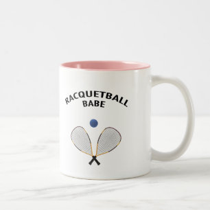 Caneca De Café Em Dois Tons Borracho do Racquetball