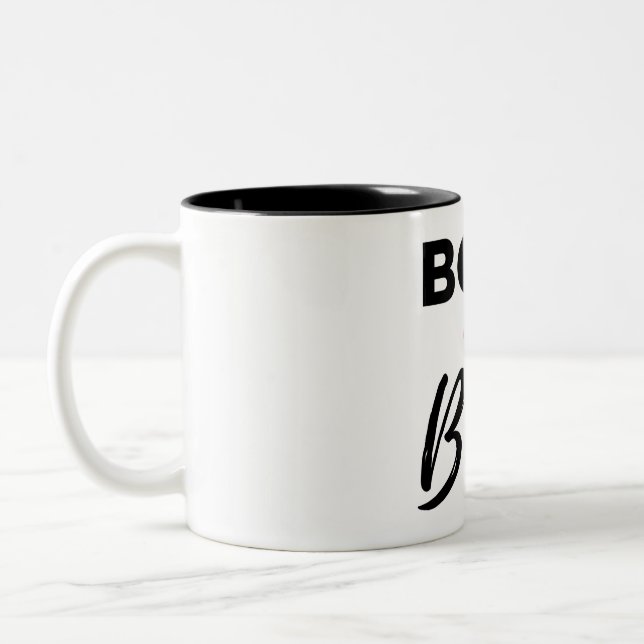 Caneca De Café Em Dois Tons Boss Babe 2 (Esquerda)