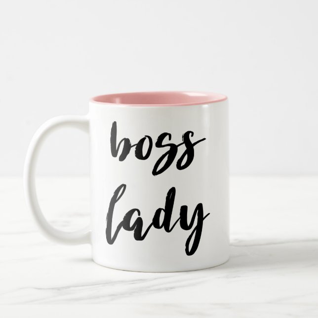 Caneca De Café Em Dois Tons Boss Lady Mug (Esquerda)