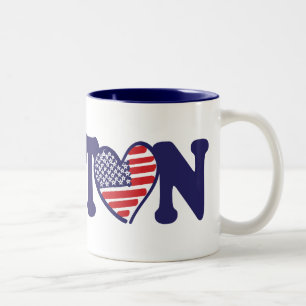Caneca De Café Em Dois Tons Boston EUA