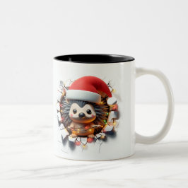 Caneca De Café Em Dois Tons Both Side 3D Christmas | Merry Christmas Mug
