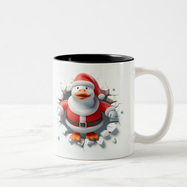 Caneca De Café Em Dois Tons Both Side 3D Christmas | Merry Christmas Mug (Direita)