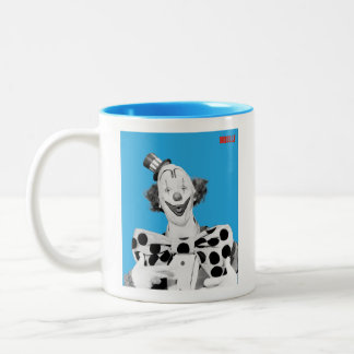 Caneca De Café Em Dois Tons Botões o Palhaço