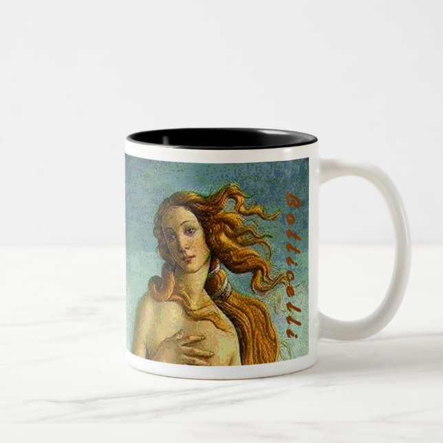 Caneca De Café Em Dois Tons 'Botticelli (Direita)