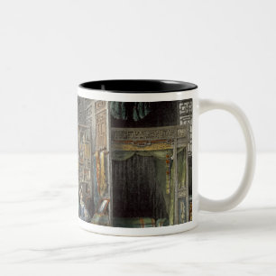 Caneca De Café Em Dois Tons Boudoir e Cama-Câmara de uma senhora do grau, 'de