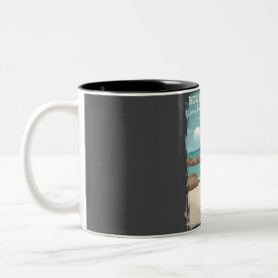 Caneca De Café Em Dois Tons Boulders Beach South Africa Penguin Beach Poster A