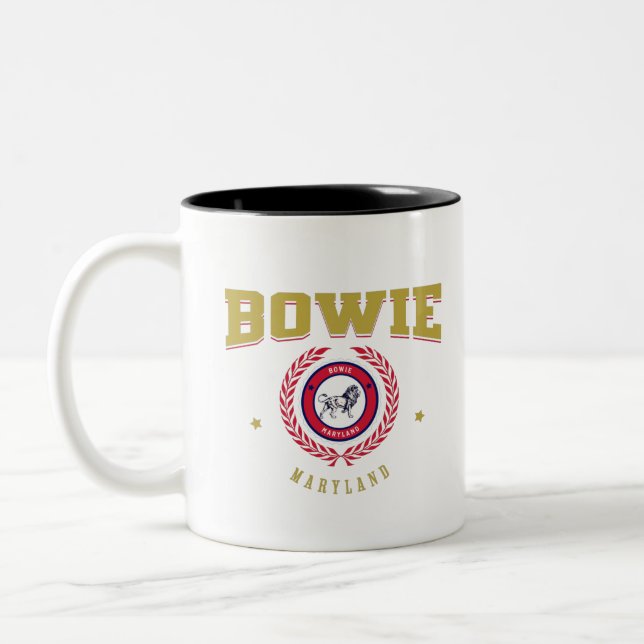 Caneca De Café Em Dois Tons Bowie Maryland (Esquerda)