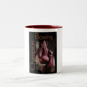Caneca De Café Em Dois Tons Boxing Champion Mug