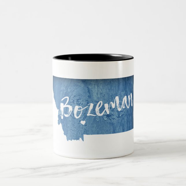 Caneca De Café Em Dois Tons Bozeman, Montana (Centro)