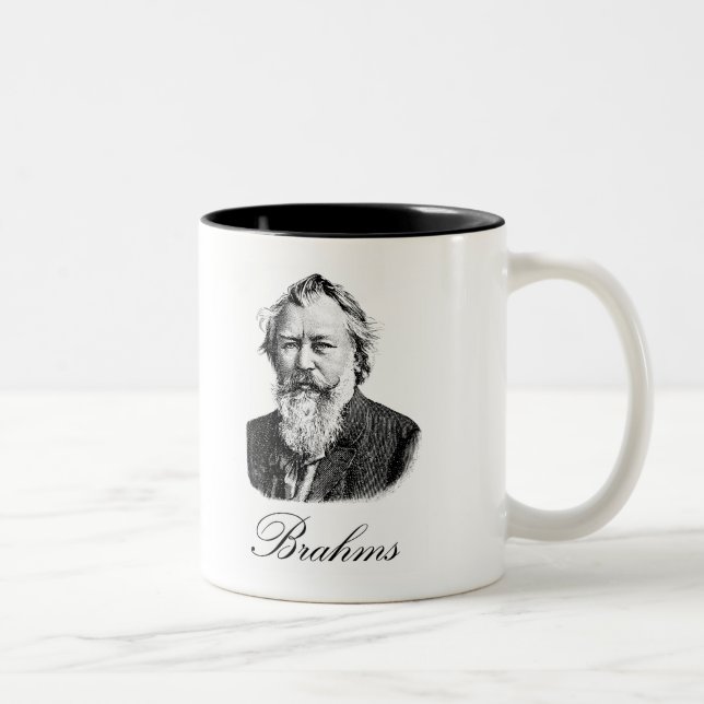 Caneca De Café Em Dois Tons Brahms (Direita)