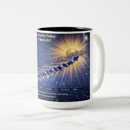 Caneca De Café Em Dois Tons BrainyBright Weather!Mugs
