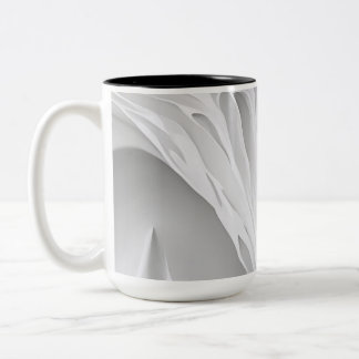 Caneca De Café Em Dois Tons Brancos