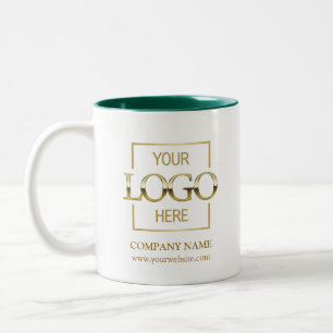 Caneca De Café Em Dois Tons Branding Corporativa & Presente Promocional para E