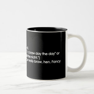 Caneca De Café Em Dois Tons Braw