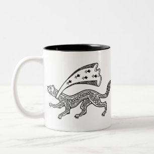 Caneca De Café Em Dois Tons Bretão ermine