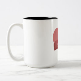 Caneca De Café Em Dois Tons "Brew do Amor"