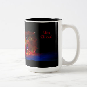 Caneca De Café Em Dois Tons Brick Feliz Natal