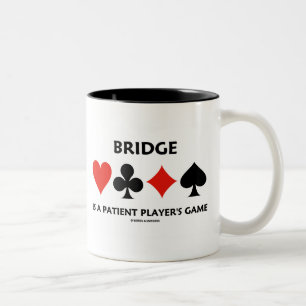 Caneca De Café Em Dois Tons Bridge é um jogo de jogador de paciente (conjuntos