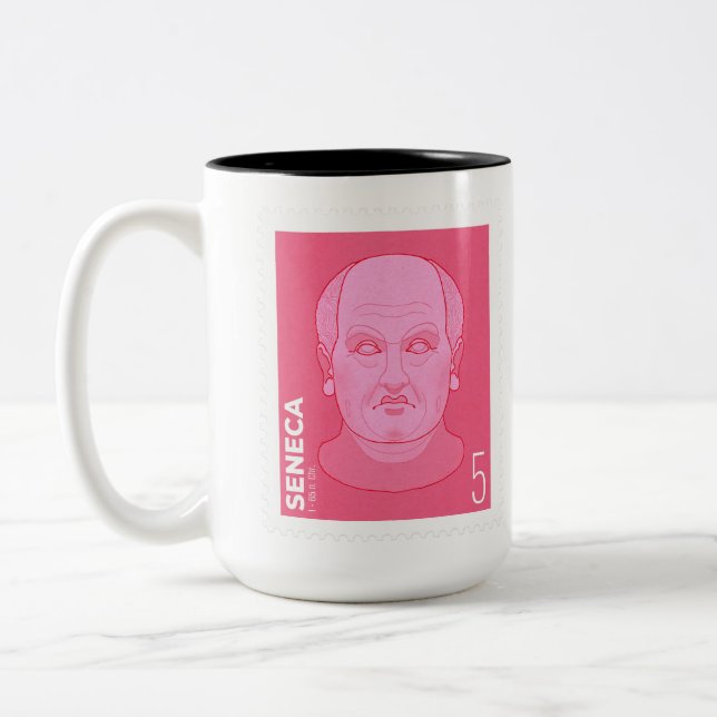 Caneca De Café Em Dois Tons Briefmarke Seneca -   (Esquerda)