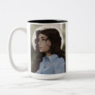 Caneca De Café Em Dois Tons Brielle Character Mug