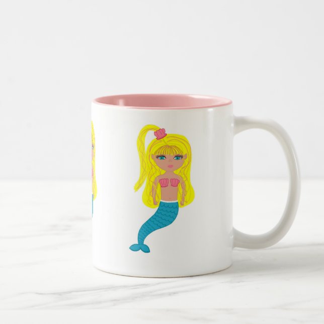 Caneca De Café Em Dois Tons Brigit, a Sereia Mug (Direita)