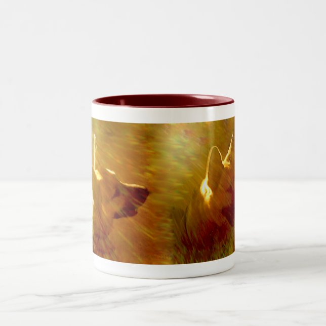 Caneca De Café Em Dois Tons Brilhar Em Mim German shepherd (Centro)