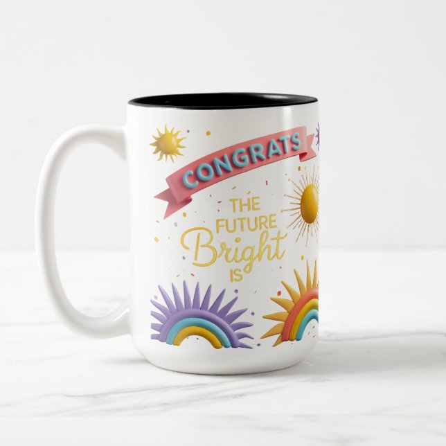 Caneca De Café Em Dois Tons Brilhar, Superstar Mug (15 oz) (Esquerda)