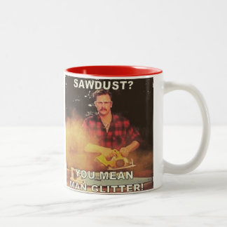 Caneca De Café Em Dois Tons Brilho do homem