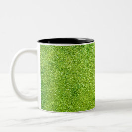 Caneca De Café Em Dois Tons Brilho verde