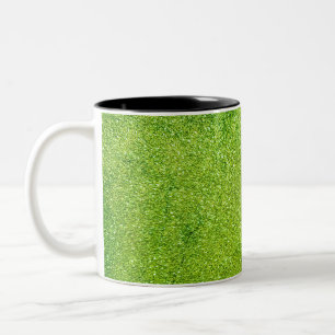 Caneca De Café Em Dois Tons Brilho verde