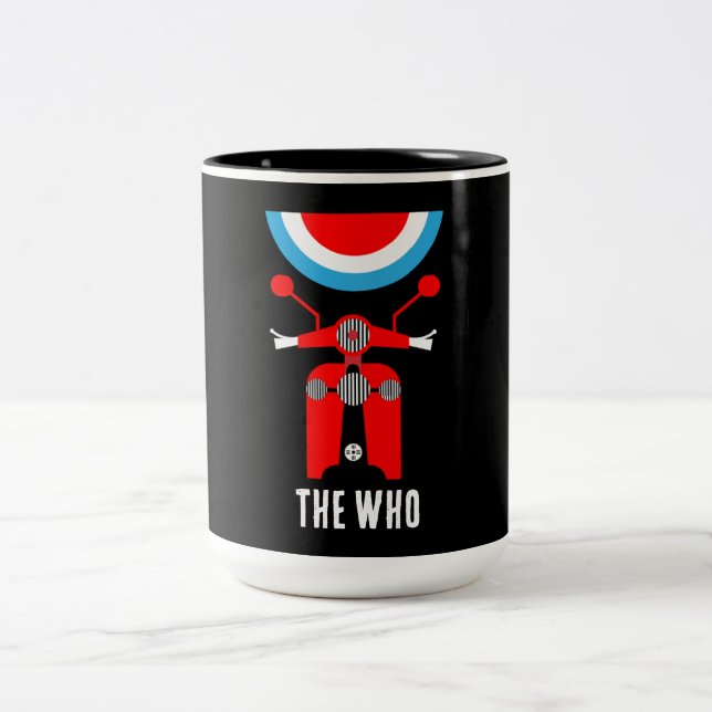 Caneca De Café Em Dois Tons British Mods 1964 (Centro)