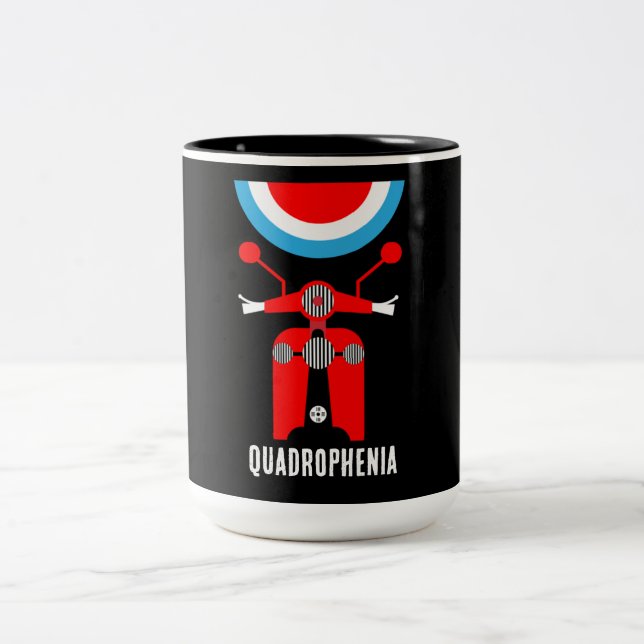 Caneca De Café Em Dois Tons British Mods 1964 (Centro)