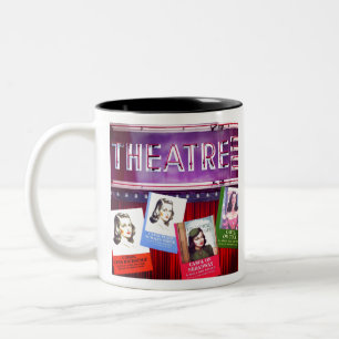 Caneca De Café Em Dois Tons Broadway Bound! Mug De Café De Duas Toneladas