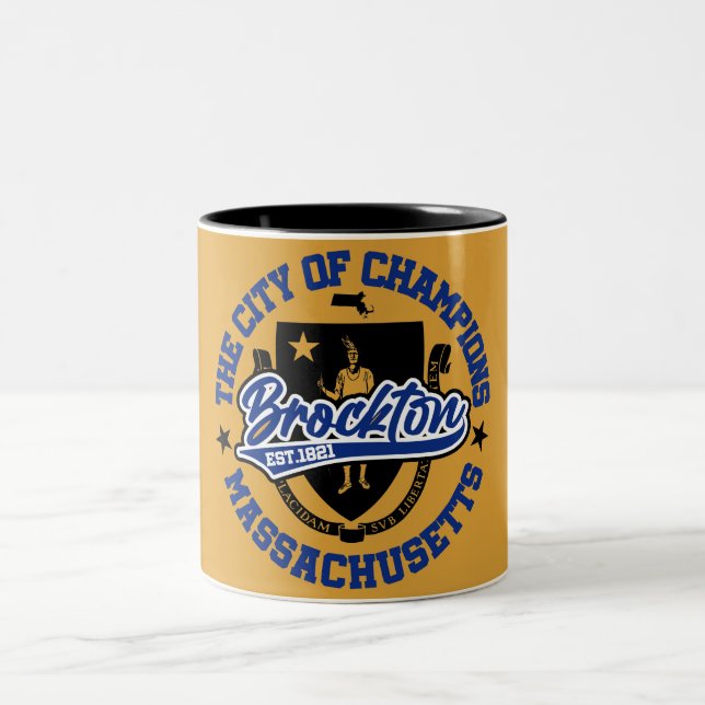 Caneca De Café Em Dois Tons Brockton, Massachusetts (Centro)