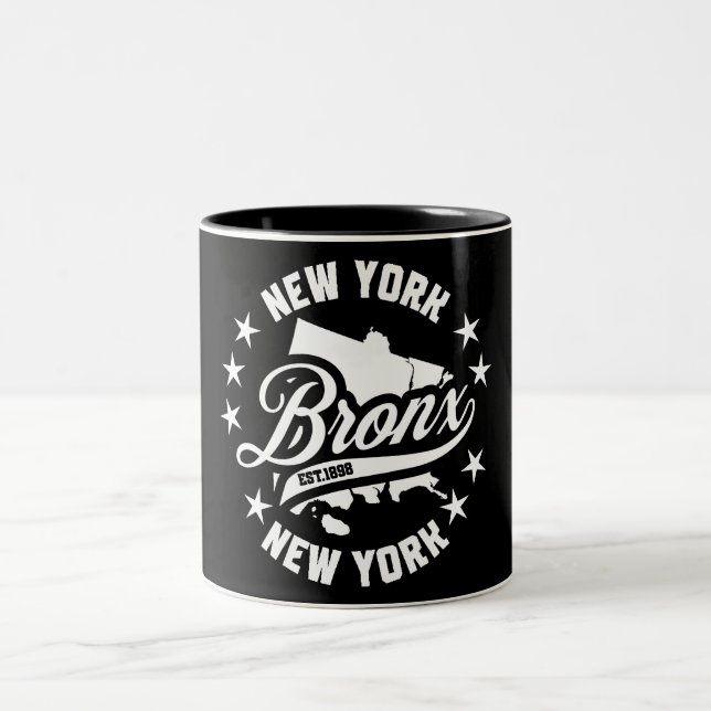 Caneca De Café Em Dois Tons Bronx, Nova Iorque (Centro)
