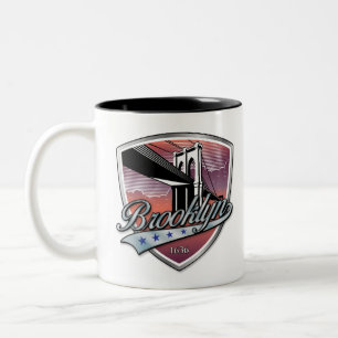 Caneca De Café Em Dois Tons Brooklyn Design Silver