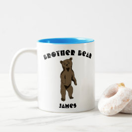 Caneca De Café Em Dois Tons Brother Bear Personalizada Com Café De Dois Tons