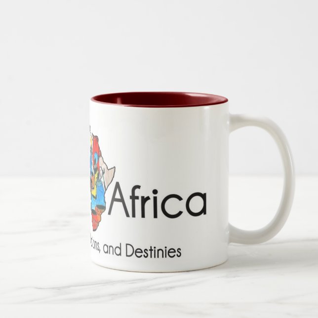 Caneca De Café Em Dois Tons Brown África (Direita)