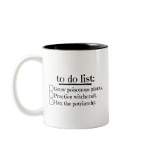 Bruxa feminista para fazer a lista