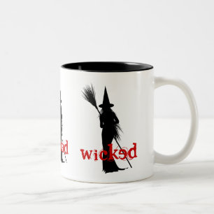 Caneca De Café Em Dois Tons Bruxa má