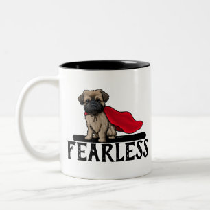 Caneca De Café Em Dois Tons Bruxelas Griffon Fearless