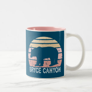 Caneca De Café Em Dois Tons Bryce Canyon National Park Bear