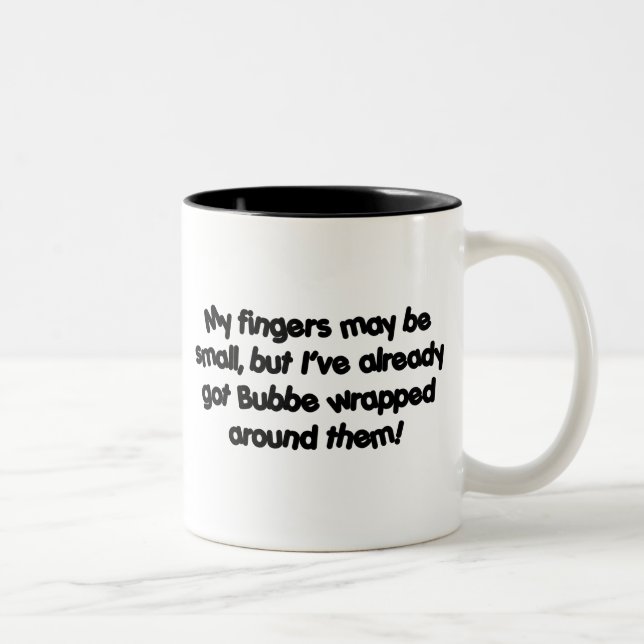 Caneca De Café Em Dois Tons Bubbe envolvido! (Direita)